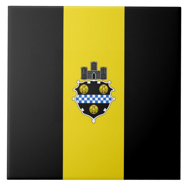 City Flag de Pittsburgh (Pensilvânia) (Frente)