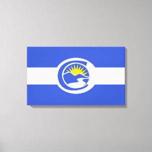 City Flag of Centennial (Colorado) Canvas Print