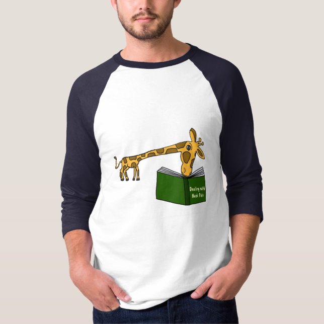 CJ- girafa que lê uma camisa de Bokk (Frente)