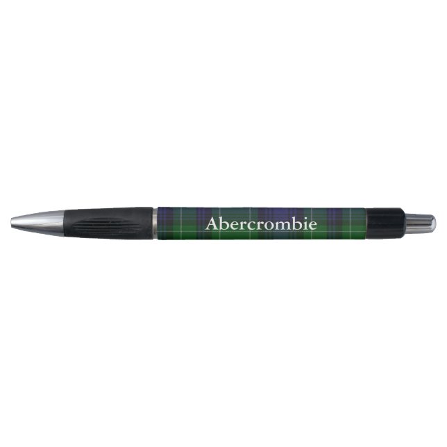 Clã Clássica Abercrombie Xadrez Tartan Caneta Pers (Frente)