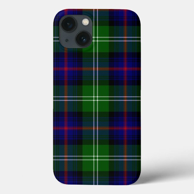 Clã Sutherland Tartan, escocês azul e verde (Verso)