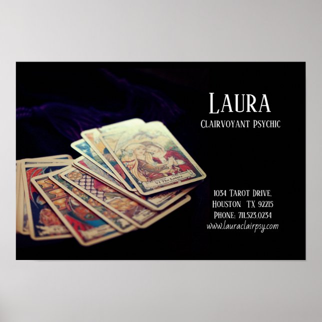 Clairvoyant Psychic 8 Poster (Frente)