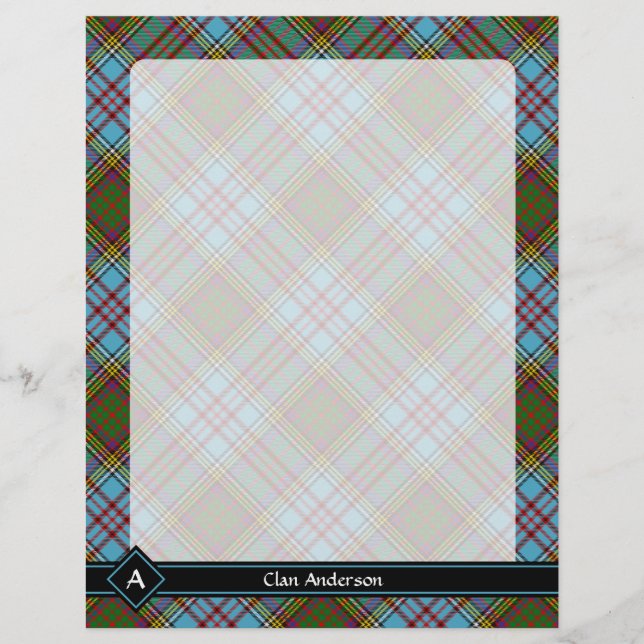 Clan Anderson Tartan Flyer (Frente)