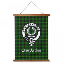 Clan Arthur Crest Crachá & Tartan