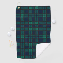 Clan Black Watch Xadrez Blue Green Check Tartan
