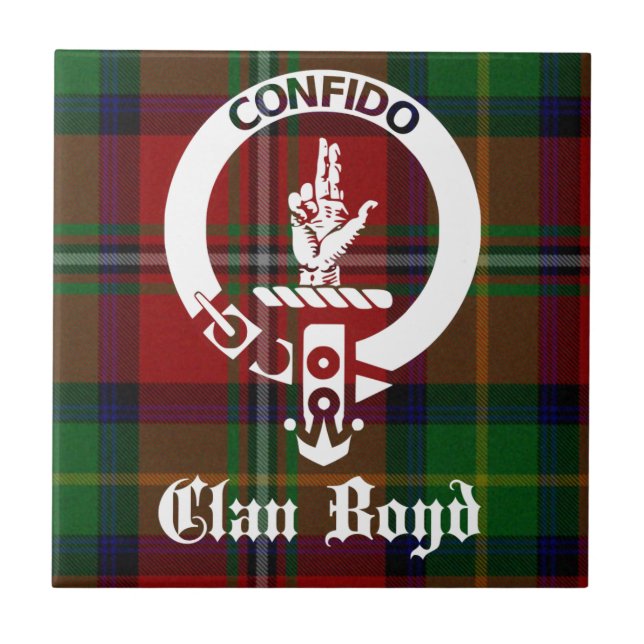 Clan Boyd Crest Tartan (Frente)