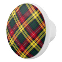 Clan Buchanan Yellow e Green Scottish Xadrez