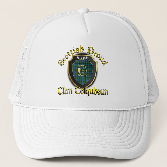 Clan Colquhoun - Boné da dinastia escocesa (Frente)
