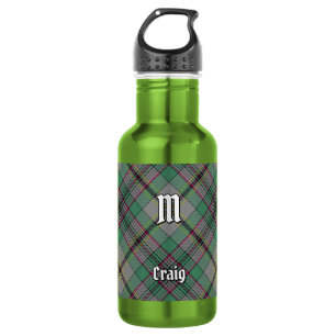 Clan Craig Tartan Garrafa de Água de Aço Inoxidáve