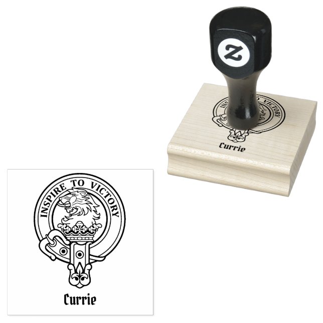Clan Currie Lion Crest - Carimbo (Carimbado)