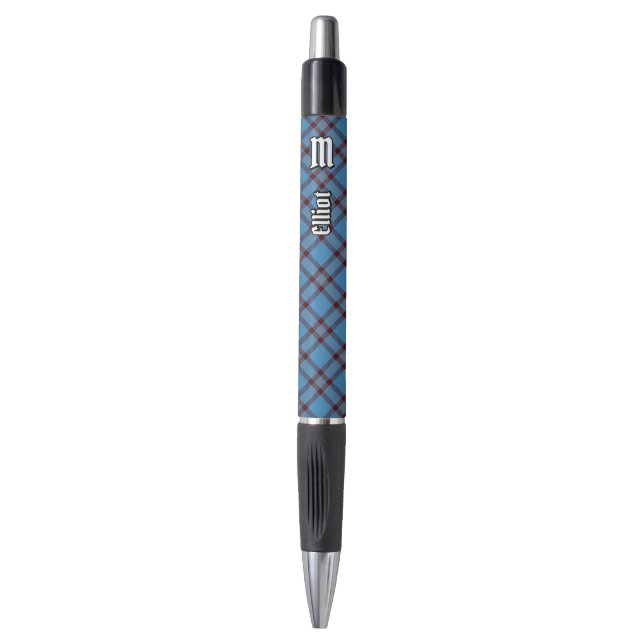 Clan Elliot Ancient Tartan Caneta (Frente Vertical)