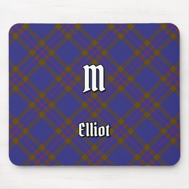 Clan Elliot Modern Tartan Mouse Pad (Frente)