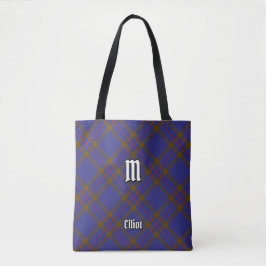 Clan Elliot Modern Tartan Tote Bag