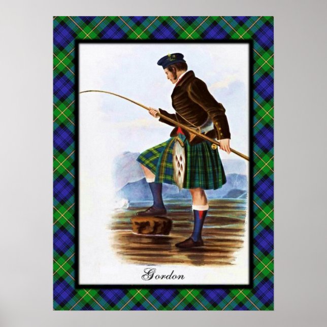 Clan Gordon Scottish Dreams Poster (Frente)