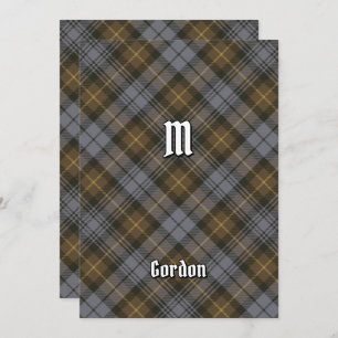 Clan Gordon Weathered Tartan Convite