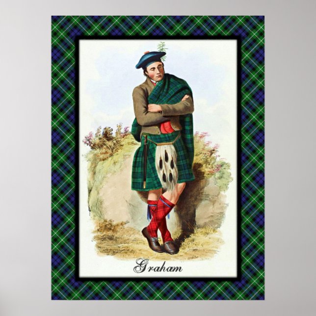 Clan Graham Scottish Dreams Poster (Frente)