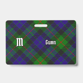 Clan Gunn Tartan Crachá