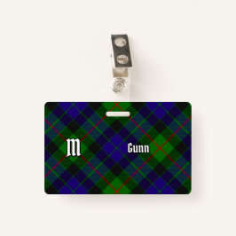 Clan Gunn Tartan Crachá
