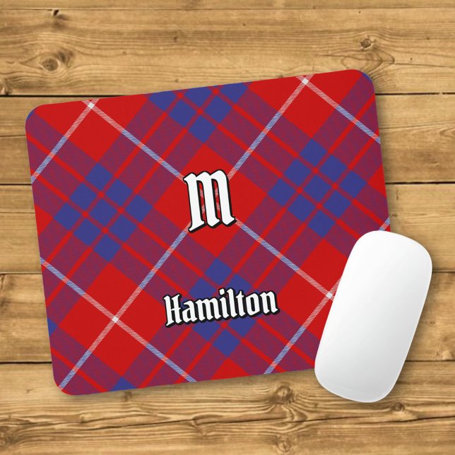 Clan Hamilton Red Tartan Mouse Pad (Criador carregado)