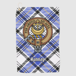 Clan Hannay Crest sobre Tartan