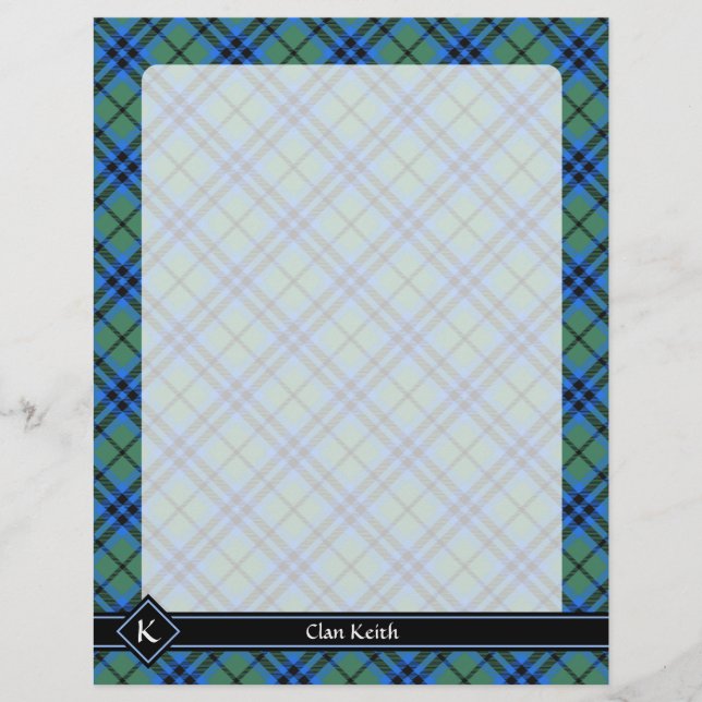 Clan Keith Tartan Flyer (Frente)
