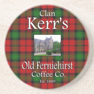 Clan Kerr's Old Ferniehirst Coffee Co. Porta copos