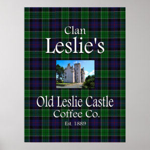 Clan Leslie Castle Coffee Co. Poster