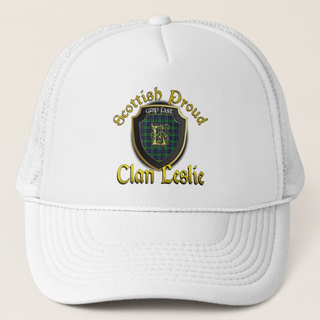 Clan Leslie Scottish Dynasty Boné (Frente)