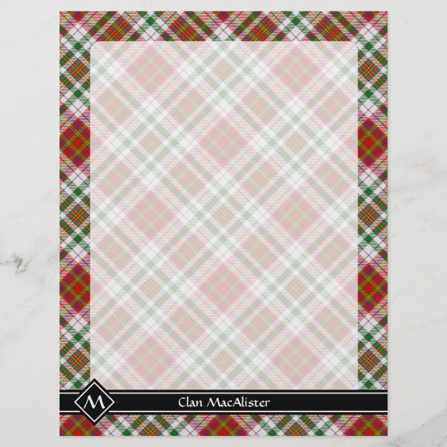 Clan MacAlister Dress Tartan Flyer (Frente)
