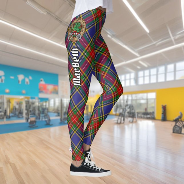 Clan MacBeth Tartan Leggings (Criador carregado)