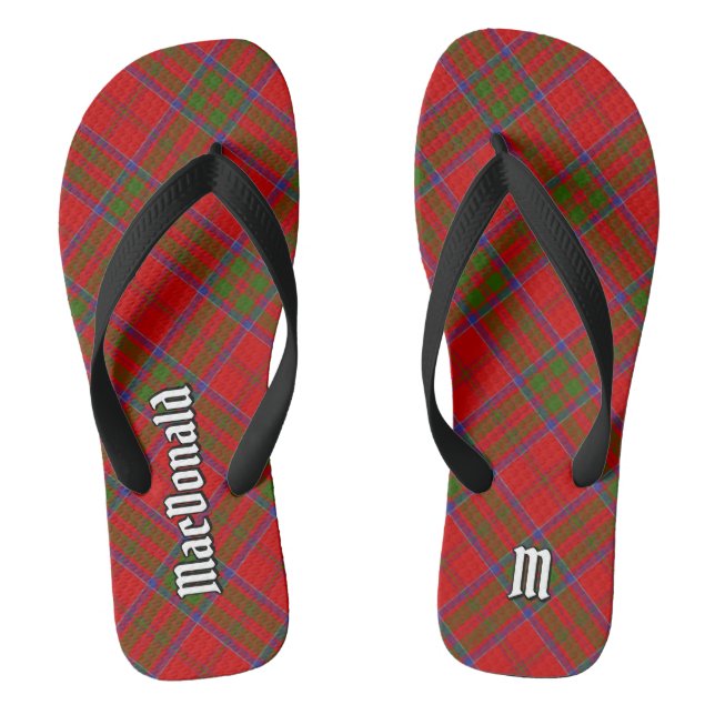 Clan MacDonald dos Chinelos Keppoch Tartan (Pé da cama)