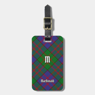 Clan MacDonald Tartan - Etiqueta de Bagagem
