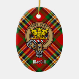 Clan MacGill Crest sobre o ornamento cerâmico de T