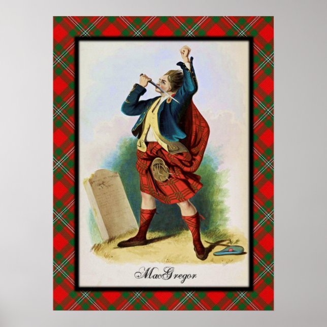 Clan MacGregor Scottish Dreams Poster (Frente)
