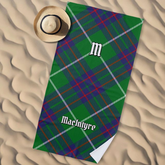 Clan MacIntyre caçando toalha de praia de Tartan (Criador carregado)