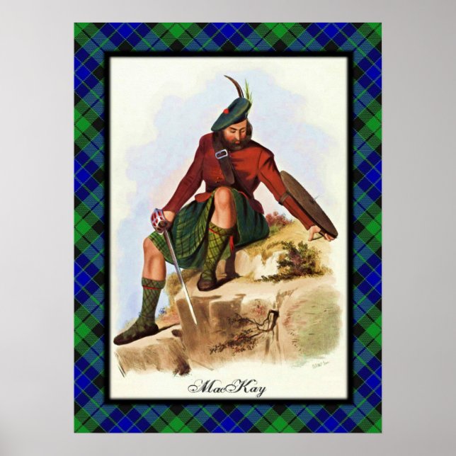 Clan MacKay Scottish Dreams Poster (Frente)