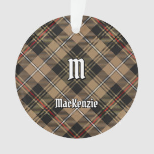 Clan MacKenzie caçando ornamento de marrom