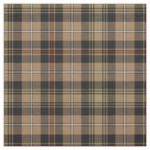 Clan MacKenzie caçando Tecido Brown Tartan