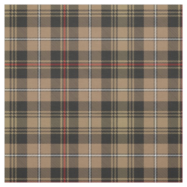 Clan MacKenzie caçando Tecido Brown Tartan (Modelo)