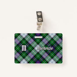 Clan MacKenzie Dress Tartan Crachá