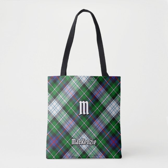 Clan MacKenzie Dress Tartan Tote Bag (Frente)