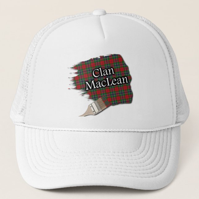Clan MacLean Tartan Paint Brush Boné (Frente)