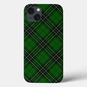 Clan MacLean Tartan verde e negro escocês