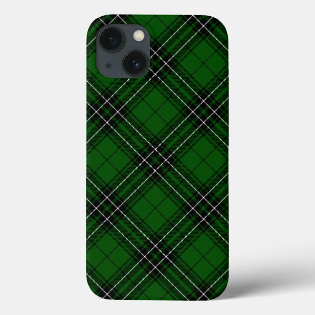 Clan MacLean Tartan verde e negro escocês (Verso)