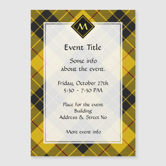 Clan Macleod de Lewis Tartan (Frente)