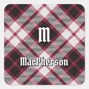 Clan MacPherson caçando o adesivo da praça Tartan