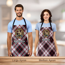 Clan MacPherson Crest sobre a caça a Tartan Apron