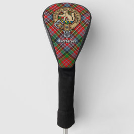 Clan MacPherson Crest sobre Tartan