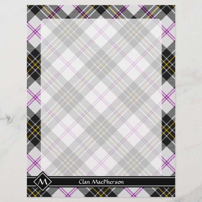 Clan MacPherson Dress Tartan Flyer (Frente)