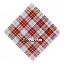Clan MacPherson Red Dress Tartan Bandana